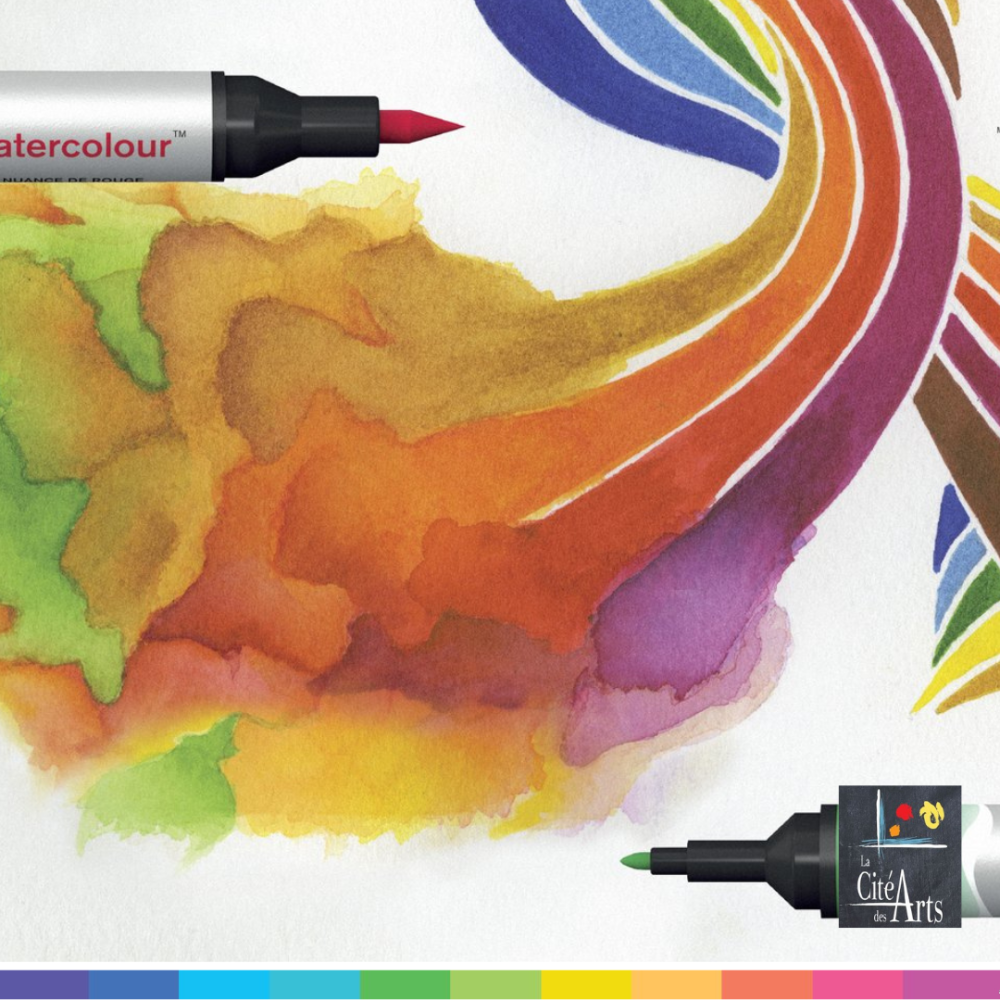 Promarker watercolor